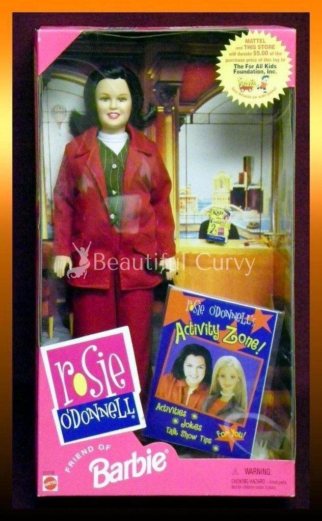 La versione pupazzo Mattel della presentatrice cuevy americana Rosie O'Donnel